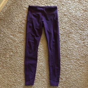 Purple lululemon leggings